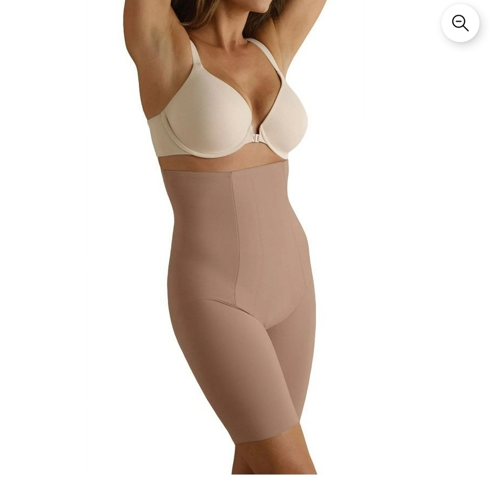 NWT Women's NUDE Miraclesuit High-Waisted Shapewear Shorts ~sz XL - Picture 5 of 8